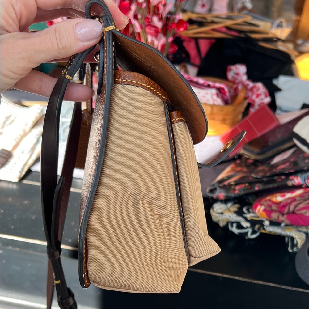 Dooney & Bourke Brown and Tan crossbody - Picture 4 of 4